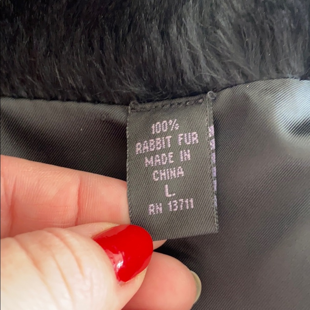 100% Rabbit Fur Jacket - Picture 5 of 5